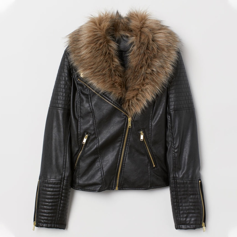 Faux Leather Jacket